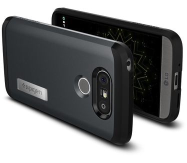 Spigen Tough Armor LG G5 Case - A18CS20138 - Metal Slate