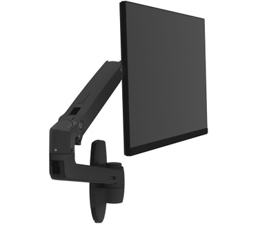 Ergotron LX Series WM LCD ARM MATTE BLK Monitorarm - Zwart
