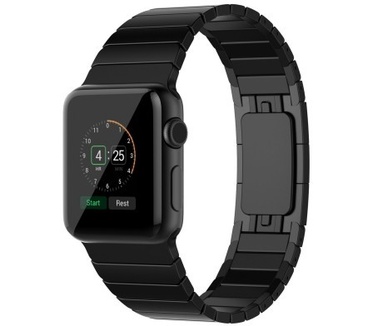 qMust Chain Metalen Watchband voor Apple Watch (38mm) - 1 schakel - Zwart