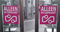 'alleen ov-chipkaart'-poortje