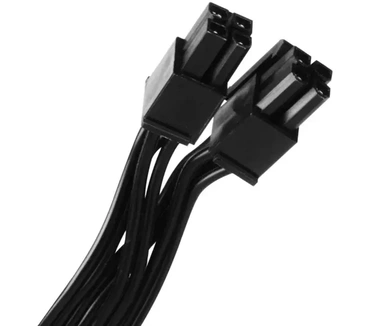 Silverstone PP05-MBEPS kabel Zwart