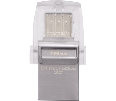 Kingston DataTraveler microDuo 3C 16GB Wit