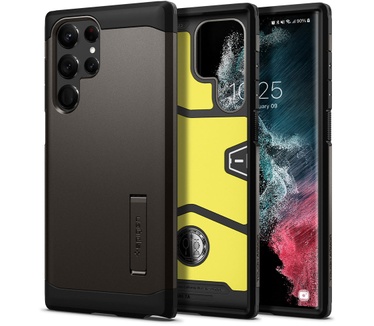 Spigen Tough Armor (Galaxy S22 Ultra 5G) Zwart