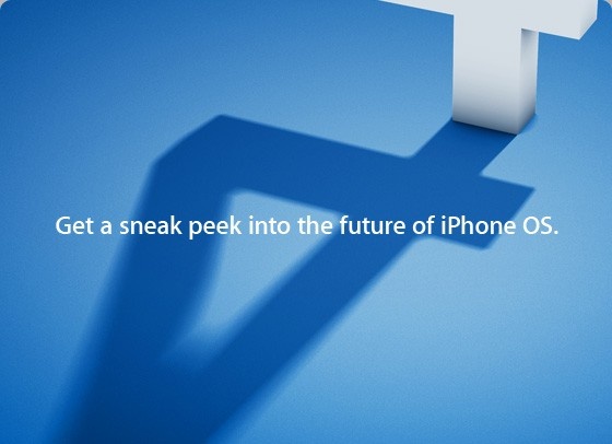 Uitnodiging Apple iPhone OS 4-event