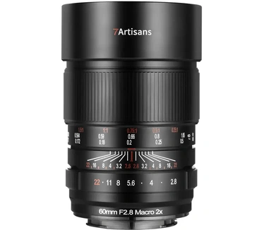 7Artisans 60mm f/2.8 Full-frame 2X Ultra-Macro Lens