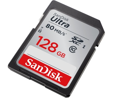 Sandisk Ultra SDXC Class 10 UHS-I 80MB/s 128GB
