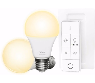 Trust Smart Home White E27 Duopack met Afstandsbediening
