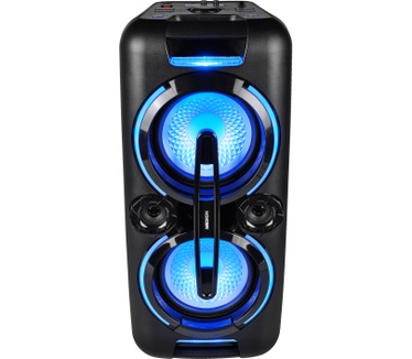 Medion Medion P61800 - Bluetooth Speaker - Karaokefunctie - LED-verlichting - 2 x 24 W RMS - Zwart