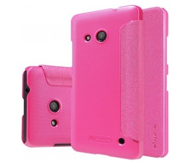 Nillkin Leather Case Microsoft Lumia 550 - Sparkle Series - Red