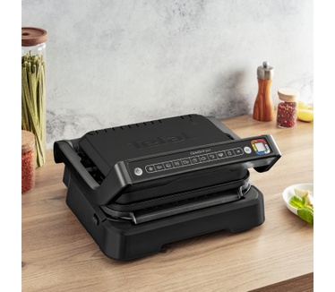 Tefal GC7728 OptiGrill 2-in-1 GC7728 intelligente grill en bbq zwart