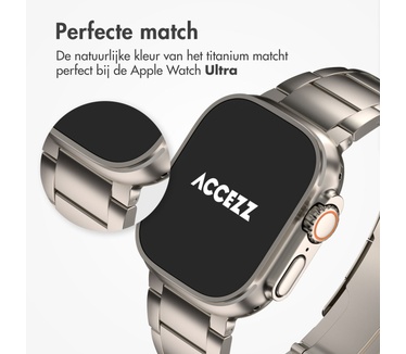 Accezz Titanium stalen bandje