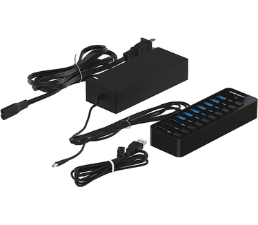 Sabrent 7-Port USB 3.0 Hub + 3 Smart Charging Ports