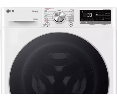 LG LG F4DR7006S1W - A-10% - 10-6 kg Was-droogcombinatie met TurboWash™ 39 - Slimme AI DD™ motor - Hygiënisch wassen met stoom - ThinQ™