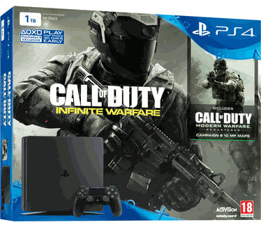 Sony PlayStation 4 Slim 1TB + Call of Duty: Infinite Warfare Legacy Edition Zwart