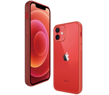 PanzerGlass 0279 (iPhone 12 mini Mandarin Red) Transparant