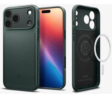 Spigen Thin Fit MagFit Back Cover Groen Apple iPhone 17 Pro Max