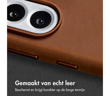 Accezz Vintage Leather Magsafe Backcover