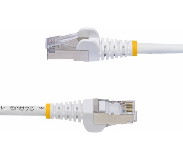 Startech.com 50cm CAT8 Netwerkkabel, Wit, Snagless RJ45, 25G/40G, 2000MHz, 100W PoE++, S/FTP, 26AWG 100% Pure Koperdraad, LSZH, Shielded Ethernet Kabel met Trekontlasting, Fluke Channel Getest