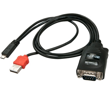 Lindy RS232/USB Micro-B/USB A