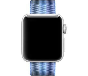 Apple Bandje van geweven nylon - Tahoe-blauw (38 mm)