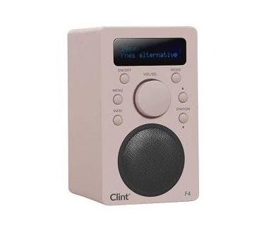 Clint F4 Portable DAB+/FM Radio (Roze)
