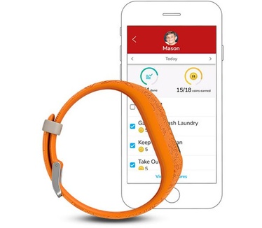 Garmin vívofit jr. 2 Anna Light Side (Oranje)