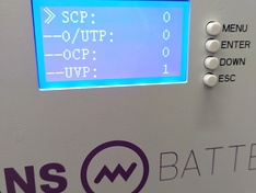 Batterij bovenste