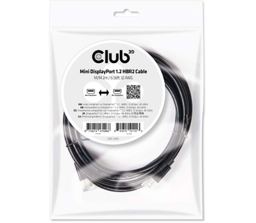 Club 3D Mini DisplayPort 1.2a kabel 2 meter HBR2 4K60Hz