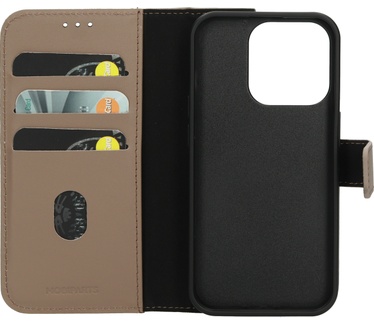 Mobiparts Leather 2 in 1 Wallet Case Apple iPhone 15 Pro Taupe