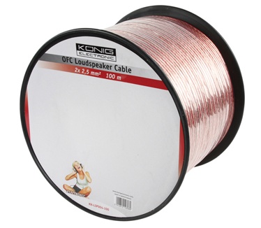 Konig 2x 2.5mm², 100m