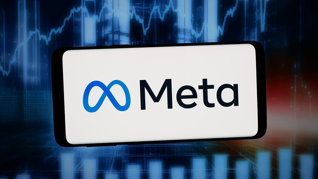 Meta stock. Bron: Timon Schneider/SOPA Images/LightRocket via Getty Images