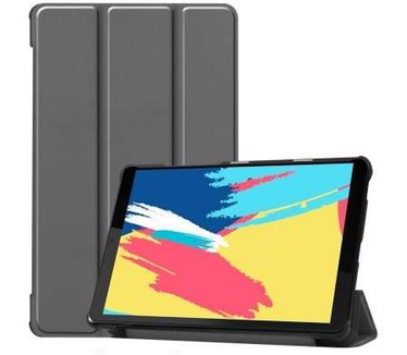 qMust Lenovo Tab M8 FHD Smart Tri-Fold Case - Grijs