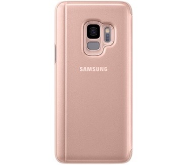 Samsung Galaxy S9 Clear-View Standing Cover (Galaxy S9) Rosé Goud