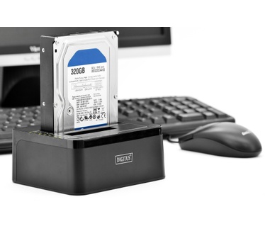 Digitus USB3.0 naar Dual SATA (6G) Zwart