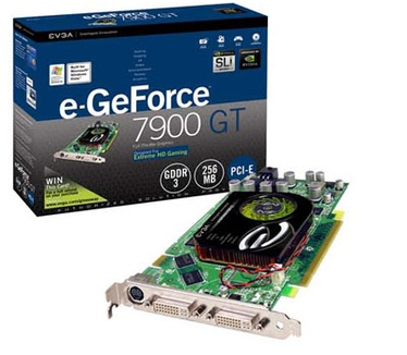 EVGA GeForce 7900GTCO 256MB DDR3 (PCI-e, 2x DVI-I) 256-P2-E563-AX