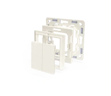 Shelly BLU Wall Switch 4 + Gira/Merten Adapter
