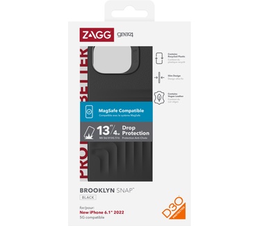 Gear4 Brooklyn Snap (iPhone 14) Zwart