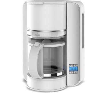 Witt WCC800W Klassiek koffiezetapparaat van kunststof, wit