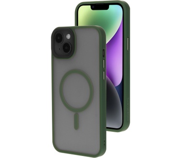 Mobiparts Hardcover Apple iPhone 14 Plus Satin Green (Magsafe Compatible)