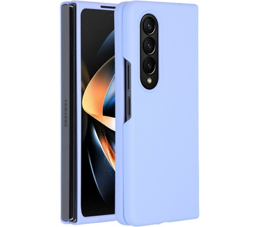 Accezz Liquid Silicone Backcover Samsung Galaxy Z Fold 4 - Paars
