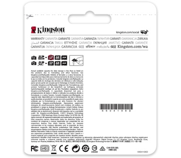 Kingston Class 10 UHS-I SDXC 128GB
