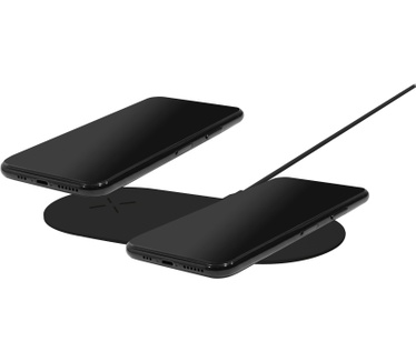 Mobiparts Dual Fast Wireless Charging Pad Black