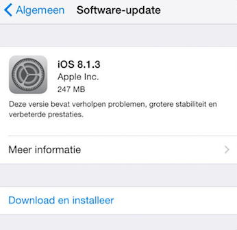 iOS 8.1.3-update