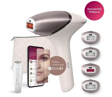 Philips Lumea IPL 9900 Series – IPL Ontharingsapparaat – AI haarvermindering analyse BRI951/01