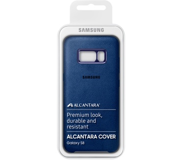 Samsung Galaxy S8 Alcantara Cover (Galaxy S8) Blauw