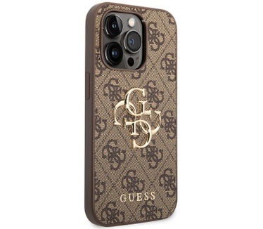 Guess 4G Metal Logo Back Case Apple iPhone 15 Pro (6.1") - Bruin Bruin