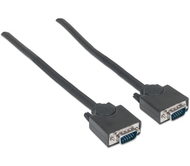 Manhattan SVGA Monitor Cable  Zwart