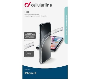 Cellular Line FINECIPHXT (iPhone X) Transparant
