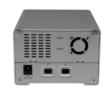 Startech.com S252SMTB3 thunderbolt dual drive enclosure Zilver