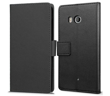 qMust HTC U11 Wallet Hoesje Zwart